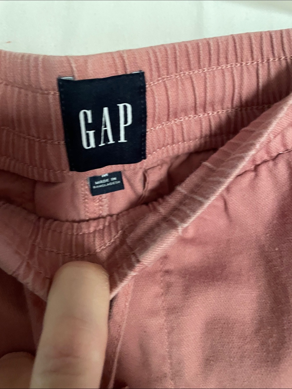 Women’s Drawstring Jogger Pants in Dusty Rose - Picture 2 of 6